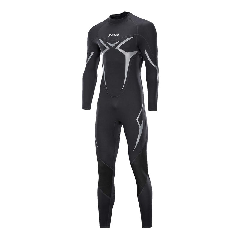 ZCCO Wetsuits Men's 3mm Premium Neoprene Full Sleeve Dive Skin for Spearfishing,Snorkeling, Surfing,Canoeing,Scuba Diving Wet Suits(L) - Image 4